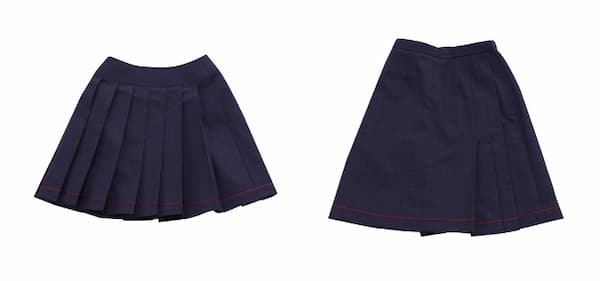桜美林中学・高校のスカート